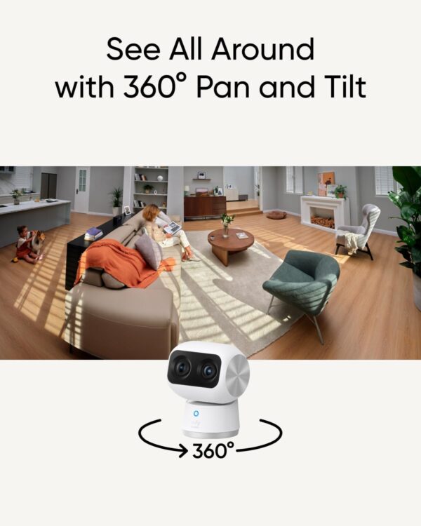 eufy Security Indoor Cam S350, Dual Cameras - Image 5