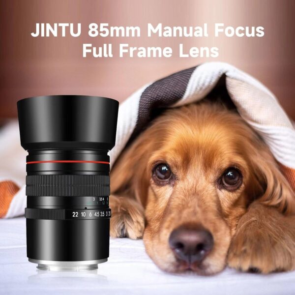 JINTU 85mm f/1.8 Portrait Lens for Canon EOS - Image 3