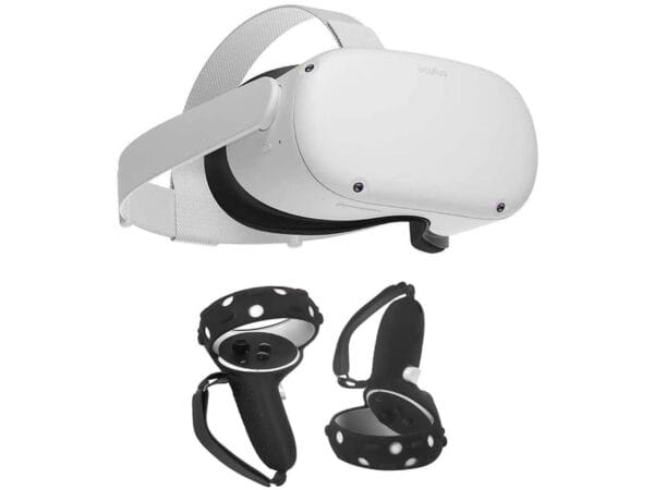 Meta Quest 2 Advanced All-In-One Virtual Reality Headset 128 GB + Mazepoly Accessories