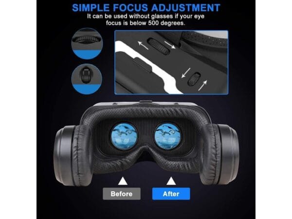 VR Headset 3D Virtual Reality Game Glasses for iPhone Android Smartphone Smart Phone Cell Phone - Image 5