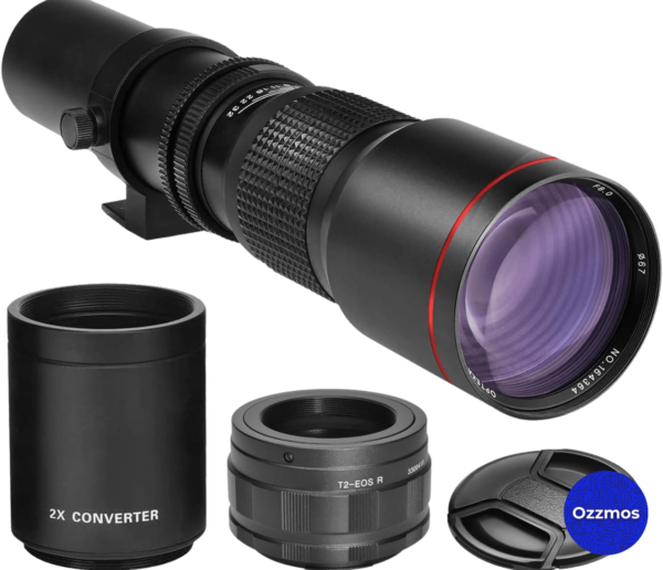 Big Mike's 500mm/1000mm f/8 Telephoto Lens for Canon EOS R