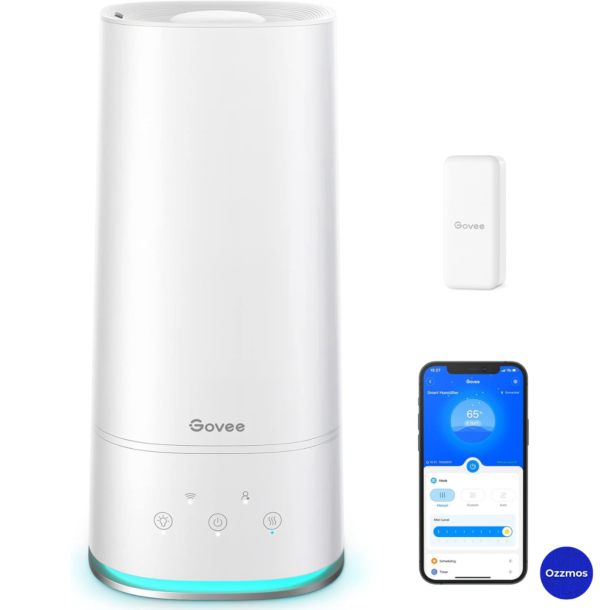 Govee 4L Smart Humidifier, Top Fill Cool Mist, WiFi Control, 36H Runtime