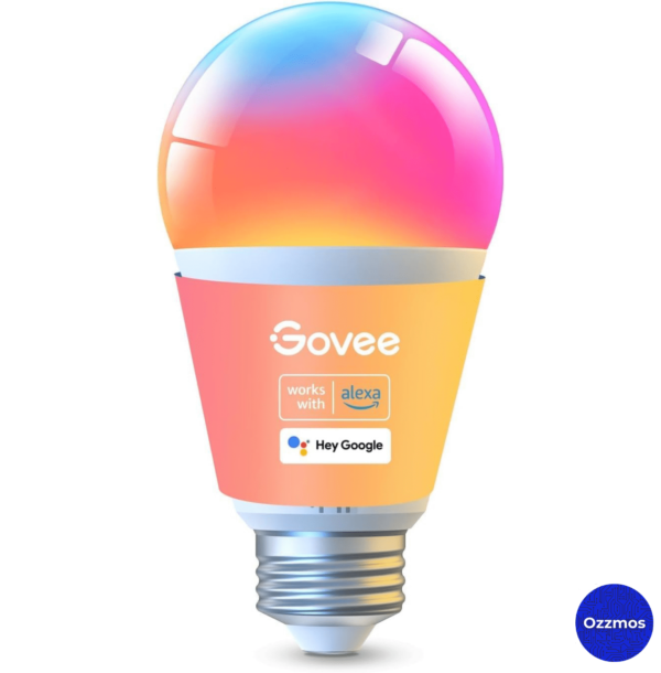 Govee LED Smart Light Bulbs - 1000LM, Wi-Fi & Bluetooth, Dimmable RGBWW, A19 75W Equivalent, 1 Pack