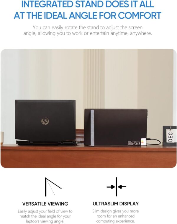 ARZOPA Portable Monitor Kickstand, 14.0" Ultra Slim - Image 5