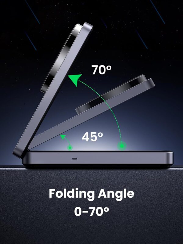 UGREEN MagFlow Qi2 MagSafe Charger - Image 3