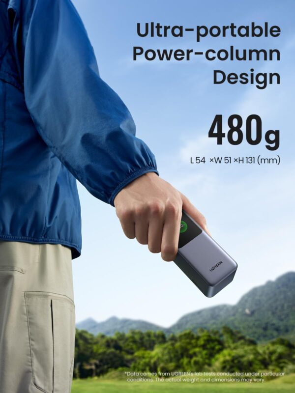 UGREEN Nexode Power Bank 20000mAh 130W with Smart Digital Display - Image 6