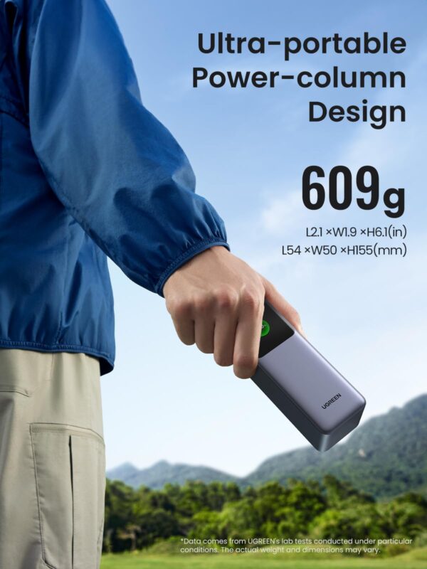 UGREEN Nexode Power Bank 25000mAh 200W with Smart Digital Display - Image 6